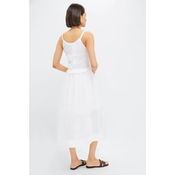 SEA NEW YORK Pearl Zora Solid Tank Button Down Dress Size M NWT Midi